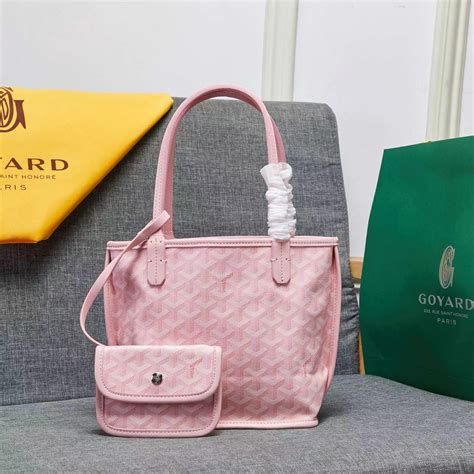 goyard bag pink|anjou mini bag goyard price.